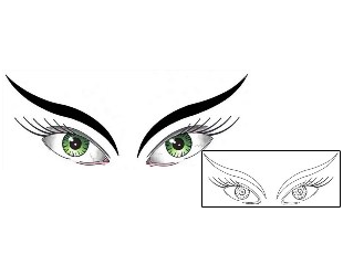 Eye Tattoo Miscellaneous tattoo | GJF-00933