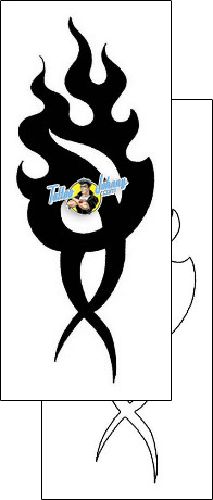 Fire – Flames Tattoo black-ink-tattoos-gentleman-jim-gjf-01068