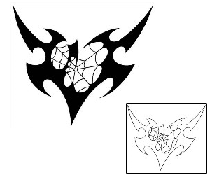 Spider Web Tattoo Tattoo Styles tattoo | GJF-01156