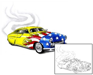 Car Tattoo Patronage tattoo | GJF-01237