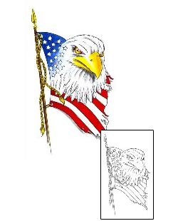 Patriotic Tattoo Animal tattoo | GJF-01239