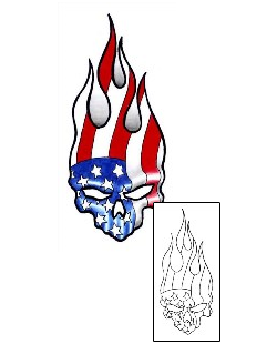 Patriotic Tattoo Miscellaneous tattoo | GJF-01241