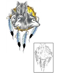 Wolf Tattoo Miscellaneous tattoo | GJF-01268