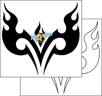 Fire – Flames Tattoo lower-back-tattoos-gentleman-jim-gjf-01316