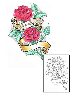 Rose Tattoo Miscellaneous tattoo | GJF-01371
