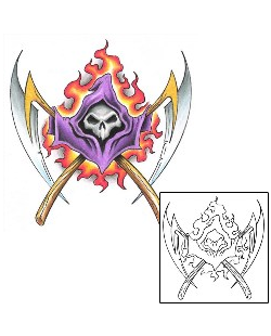 Reaper Tattoo Miscellaneous tattoo | GJF-01384