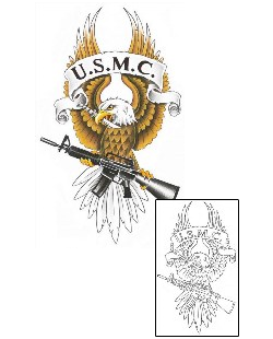 Marines Tattoo Animal tattoo | GJF-01414