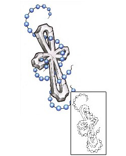 Rosary Beads Tattoo Religious & Spiritual tattoo | GJF-01429