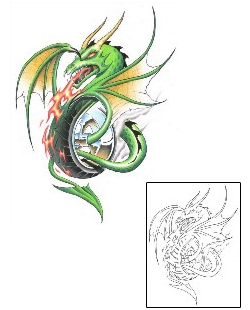 Dragon Tattoo Mythology tattoo | GJF-01440