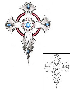Cross Tattoo Religious & Spiritual tattoo | GJF-01463