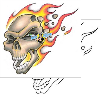 Skull Tattoo horror-skull-tattoos-gentleman-jim-gjf-01484