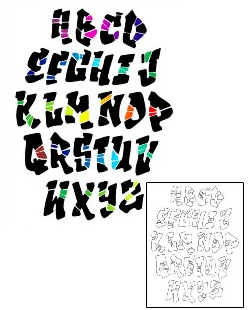 Lettering Tattoo Tattoo Styles tattoo | GJF-01488