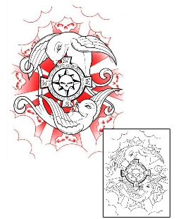 Compass Tattoo Horror tattoo | GJF-01659