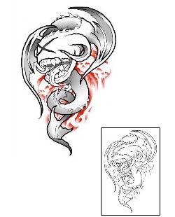Monster Tattoo Horror tattoo | GJF-01661