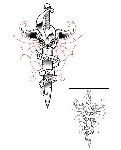 Dagger Tattoo Horror tattoo | GJF-01674