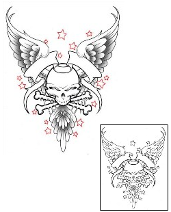 Skull Tattoo Miscellaneous tattoo | GJF-01675