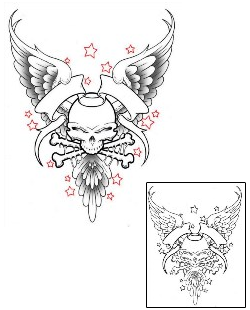 Crossbones Tattoo Miscellaneous tattoo | GJF-01675