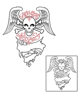 Crossbones Tattoo Miscellaneous tattoo | GJF-01677