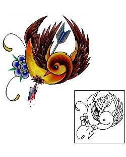 Swallow Tattoo For Women tattoo | GLF-00039