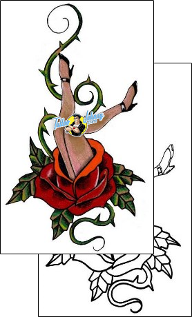 Flower Tattoo rose-tattoos-george-galindo-glf-00058