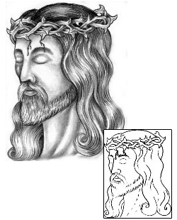 Crown of Thorns Tattoo Religious & Spiritual tattoo | GPF-00017