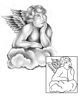 Angel Tattoo Religious & Spiritual tattoo | GPF-00020