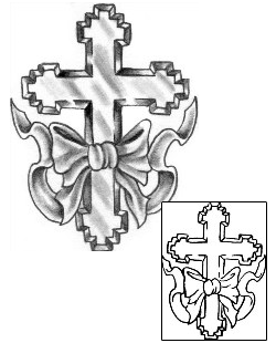Cross Tattoo Religious & Spiritual tattoo | GPF-00022