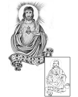 Banner Tattoo Religious & Spiritual tattoo | GPF-00024