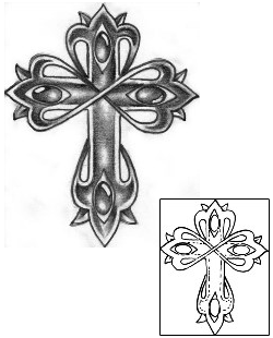 Cross Tattoo Religious & Spiritual tattoo | GPF-00027
