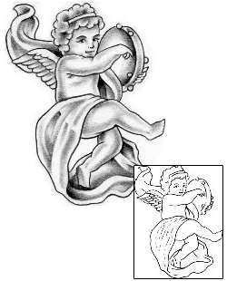 Angel Tattoo Religious & Spiritual tattoo | GPF-00043