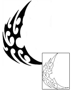 Moon Tattoo Tattoo Styles tattoo | GPF-00073