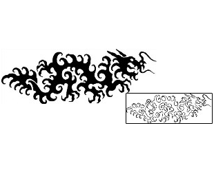 Dragon Tattoo Specific Body Parts tattoo | GPF-00120