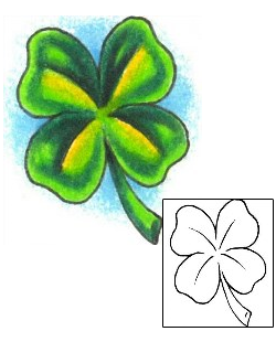 Clover Tattoo Plant Life tattoo | GPF-00127