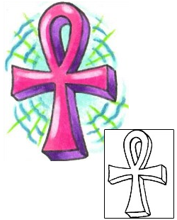 Ankh Tattoo Religious & Spiritual tattoo | GPF-00128