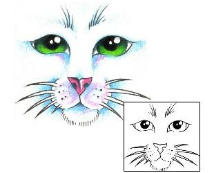 Cat Tattoo Animal tattoo | GPF-00145