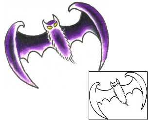 Bat Tattoo Animal tattoo | GPF-00155