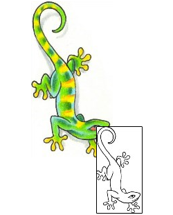 Gecko Tattoo Reptiles & Amphibians tattoo | GPF-00160