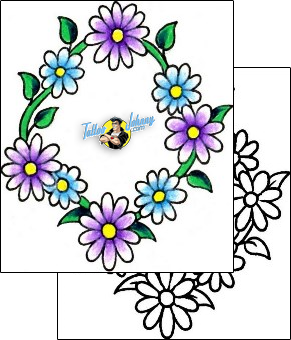 Flower Tattoo plant-life-flowers-tattoos-gentle-jay-pedro-gpf-00180