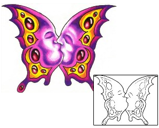 Butterfly Tattoo For Women tattoo | GPF-00185