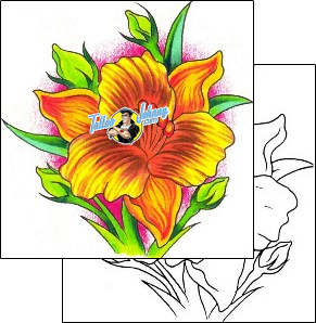 Flower Tattoo plant-life-flowers-tattoos-gentle-jay-pedro-gpf-00205