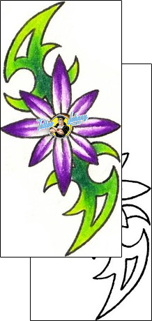 Flower Tattoo plant-life-flowers-tattoos-gentle-jay-pedro-gpf-00216