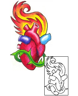 Fire – Flames Tattoo For Women tattoo | GPF-00233