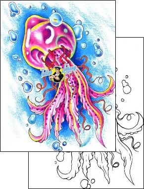 Jellyfish Tattoo marine-life-jellyfish-tattoos-gentle-jay-pedro-gpf-00236