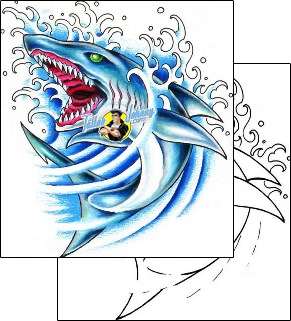 Fish Tattoo marine-life-fish-tattoos-gentle-jay-pedro-gpf-00240