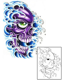 Evil Tattoo Horror tattoo | GPF-00252
