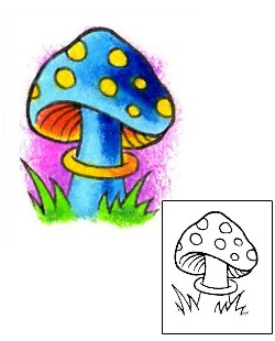 Mushroom Tattoo Miscellaneous tattoo | GPF-00266