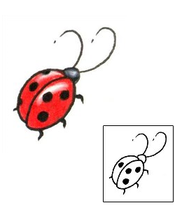 Ladybug Tattoo Insects tattoo | GPF-00284