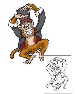 Monkey Tattoo Tattoo Styles tattoo | GRF-00045