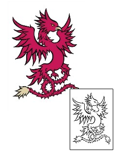 Phoenix Tattoo Mythology tattoo | GRF-00049