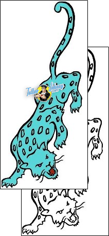 Cartoon Tattoo leopard-tattoos-gifny-richata-grf-00056